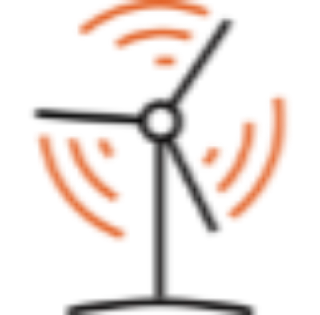 Wind turbine icon