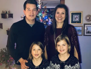 The Saling family: Jackie, Josh, Sydney and AJ